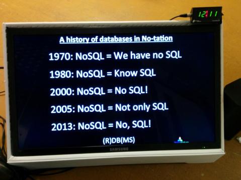 history of nosql